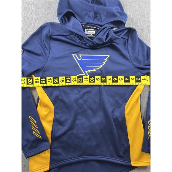 St. Louis Blues Sweatshirt Women's Small Hoodie Blue NHL Fanatics Pro Pullover - Picture 5 of 10